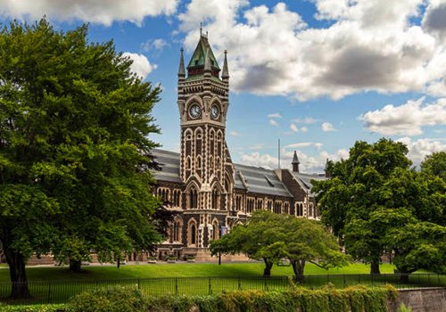 New Zealand university campus